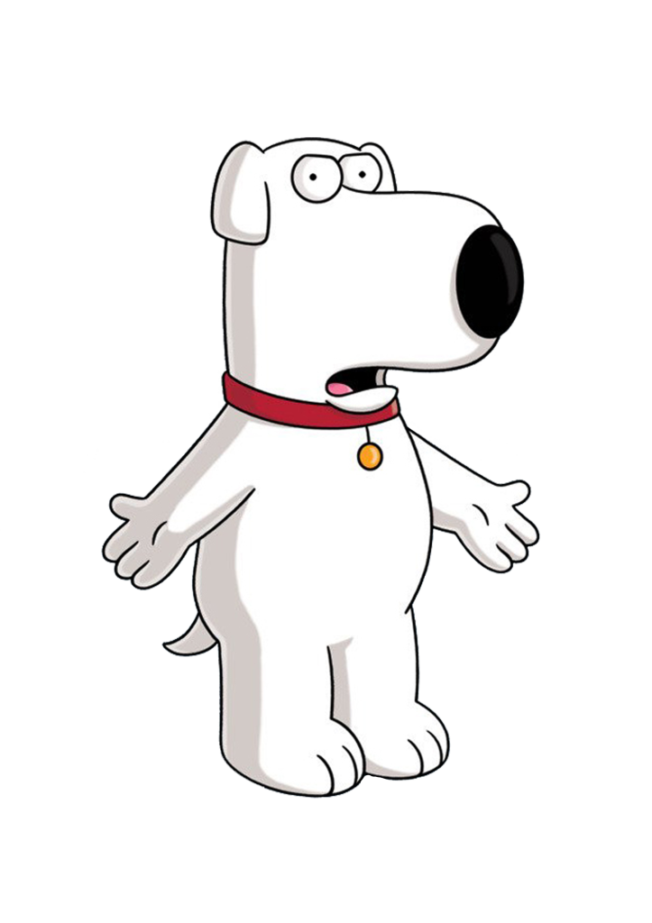 Griffin with red collar